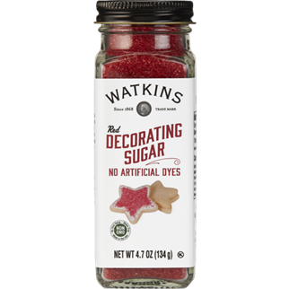 WATKINS - DECORATING SUGAR (Red) - 4.6oz