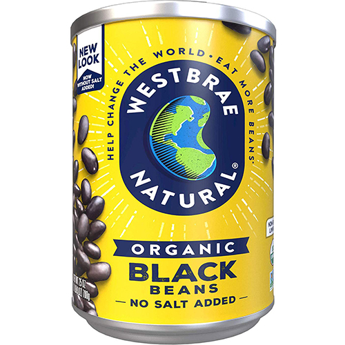 WESTBRAE NATURAL - ORGANIC BLACK BEAN (NO SALT ADDED) - 15oz
