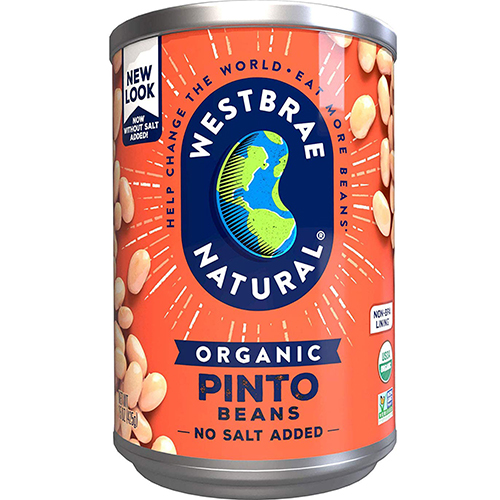 WESTBRAE NATURAL - ORGANIC PINTO BEAN (NO SALT ADDED) - 15oz