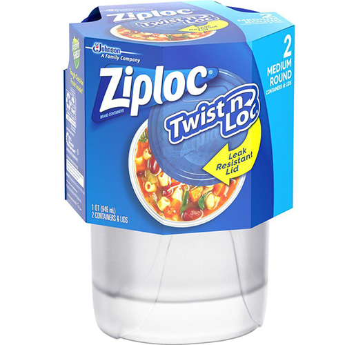 ZIPLOC - TWIST N LOC - 2PCS